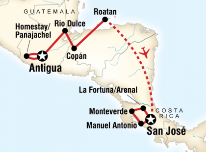 Volcano Adventure – Antigua to San José