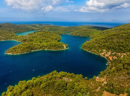 Mljet Island, considered to be one of Croatia's most beautiful, is known for its wine, olive oil, goat cheeses.