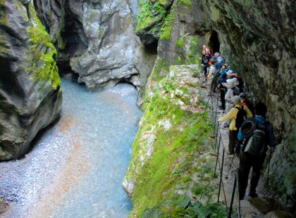 Experience some of the region's best hikes, leading over Napoleonic bridges, past waterfalls, and into deep canyons and caves.