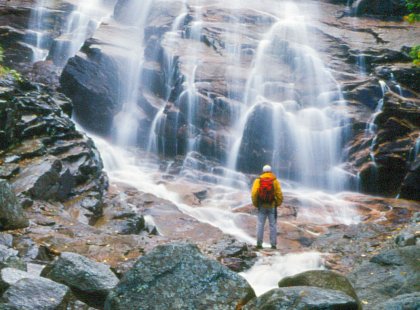 We’ll enjoy unsurpassed scenery including waterfalls, brooks, and mountain summits.