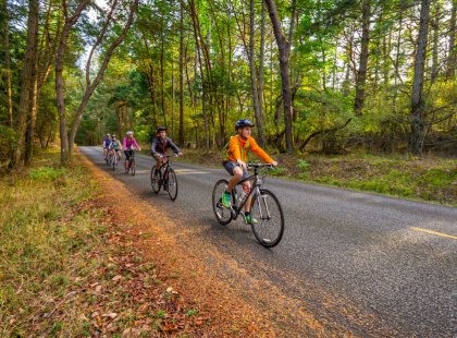 The quiet, scenic backroads of San Juan Island are perfect for a day of cycling.