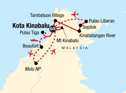 Borneo & Mt Kinabalu Encompassed