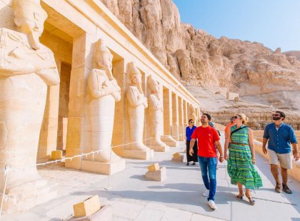 The temples of Luxor in Egypt