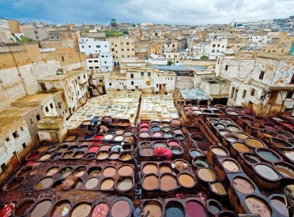 Local tanneries, Fes
