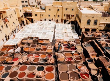 Morocco-Fes-rooftop-clothes-wash