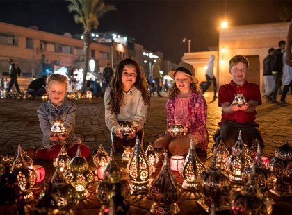 Morocco, Marrakech, Lantarns, Market