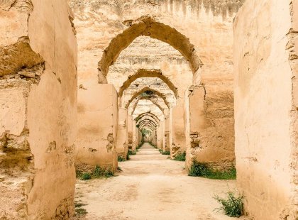 Morocco, Meknes, Ruins