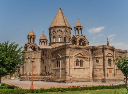 Visit the Echmiadzin cathedral in Armenia