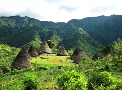 Wae Rebo village in Indonesia