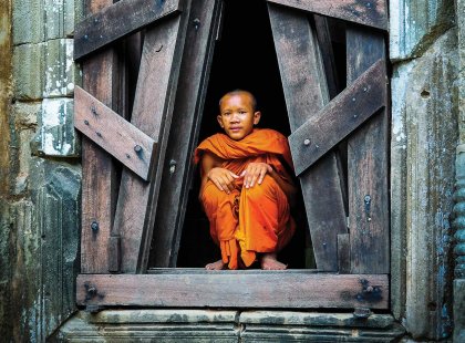 Cambodia monk