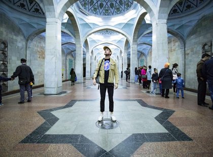 The Metro stations inTashkent , Uzbekistan are exquisite