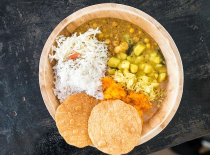 HHSV Curry Dinner on India Vegan Food Adventure