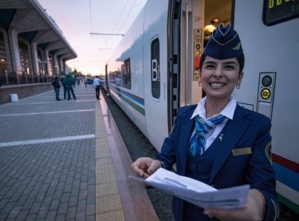 Explore Uzbekistan on a bullet train with Intrepid travel