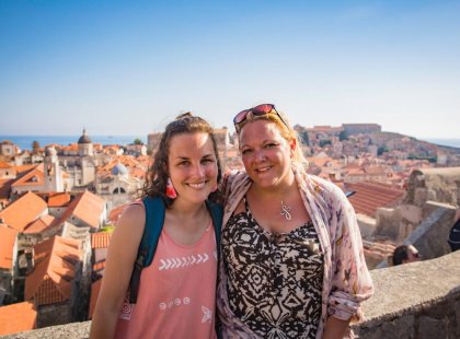 Adventure Cruising Croatia fellow passengers in Dubrovnik