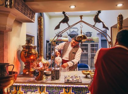 Drink tea with the locals in Iran, on a Real Food Adventure