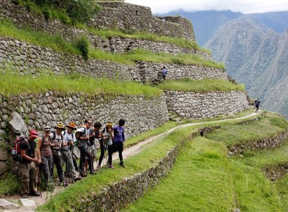 Trekking the Inca trail in Peru