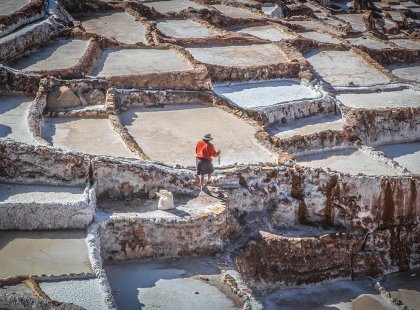 The maras Salt Pans in Peru