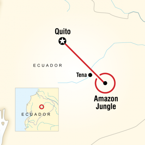 Local Living Ecuador—Amazon Jungle - Tour Map