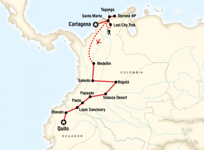 Cartagena to Quito on a Shoestring