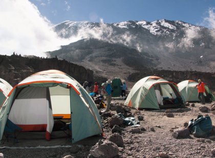 Our expedition style REI Signature Camp is designed to offer optimal comfort and protection on our long trek to Kilimanjaro’s Uhuru peak.