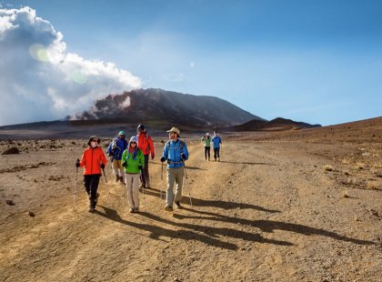 Ascend to Kilimanjaro’s 19,340-foot summit over seven days on our wild northern Rongai Route.