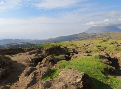 Embark on an epic two-day supported trek, past mighty volcanoes and remote Maasai villages.