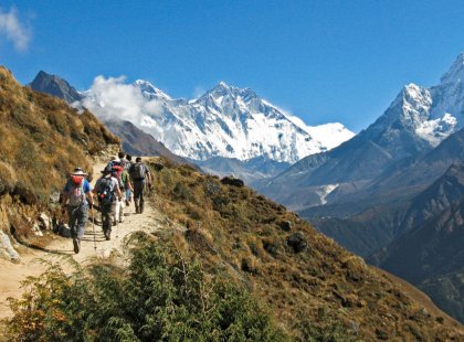 See Everest, Lhotse, Nuptse, and Ama Dablam! Viewing the world's highest peaks in person is profoundly moving for lovers of mountain lore.