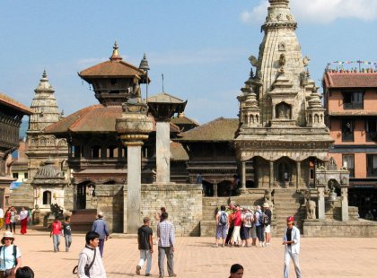 Return to Kathmandu after a successful trek and opt into a tour of Bhaktapur or other interesting sites not covered on our trip.