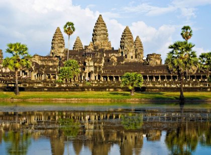 A fine ending to our active adventure, the illustrious Angkor Wat temple complex is an incredible sight to witness firsthand.