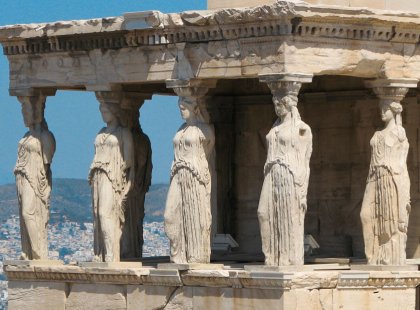 We begin and end our adventure in Athens where we encounter the ancient ruins of the Acropolis and more.