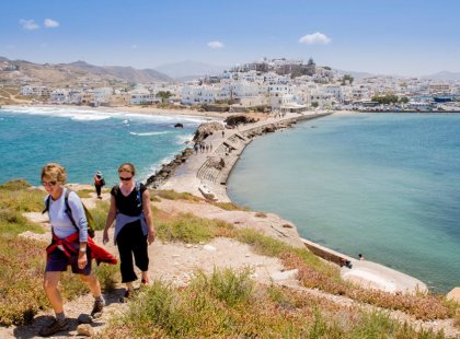 Follow ancient footpaths and take in views of the port towns.
