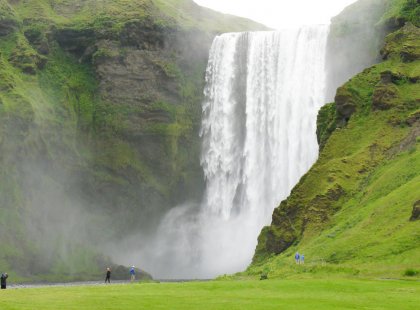 In a land rich with astonishing waterfalls, Skogarfoss is one of Iceland’s most magnificent.