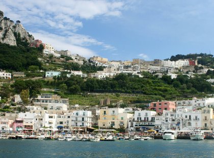 The mythical charm of Capri was captured in Homer's "Odyssey" with the story of the Sirens luring sailors to shipwreck on the rocky coast of the island.