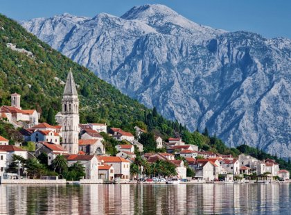 We hike from the ancient village of Perast to the Vrmac Ridge. Perast is a UNESCO-protected town boasting an impeccably preserved Venetian Gothic waterfront.