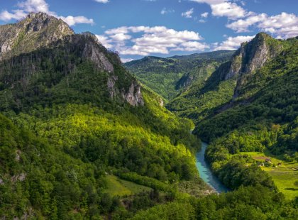 The Tara River Canyon is the second longest in the world after the Grand Canyon. It is a UNESCO World Heritage Site and part of the Durmitor National Park.