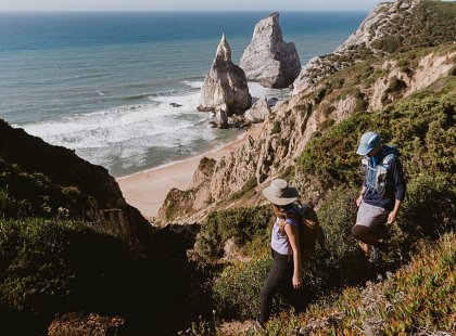 Rota Vincentina’s Fisherman’s Trail runs along the southwest coast of Portugal and is still used by locals to access prime fishing spots.