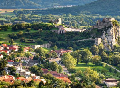We cycle along the Morava River in Slovakia, passing through villages leading us to Devin Castle built in the ninth century.
