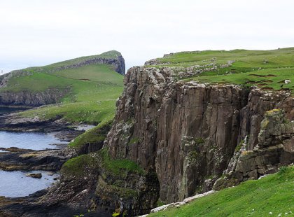 Hike to a lighthouse with breath-taking views across the Minch to the Isle of Skye, the Shiant Isles and the Outer Hebrides.