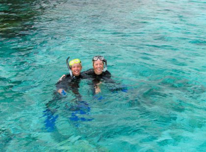Snorkeling in the Islands is the highlight of the Galapagos Islands for many of our guests young and old.