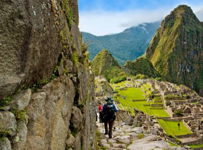 The Inca Trail trek leads us directly to Machu Picchu offering fantastic views of the Sacred City during our final descent.