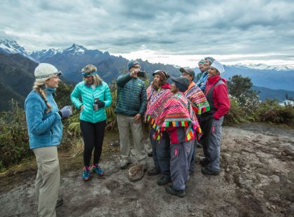 Our trek is fully supported by the warm and friendly people of Huilloc, who maintain customs of their Incan ancestors.
