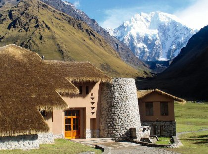 A 3.5-hour drive from Cusco brings us to the Salkantay Lodge, the picturesque starting point of our Andean trek.
