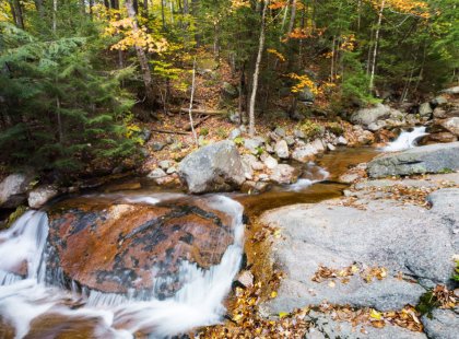 Trade in the sounds of city traffic for the soothing sounds of rushing rivers along the Appalachian Trail.