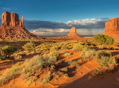 Monument Valley’s iconic buttes form a landscape more closely associated with the
        American Southwest than perhaps any other.