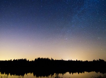 A designated dark sky preserve, the Bay of Fundy is an ideal spot for stargazing after a great day of backpacking on the trail.