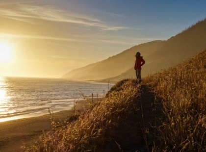 The Lost Coast is the largest stretch of pristine coastline in the contiguous United States.