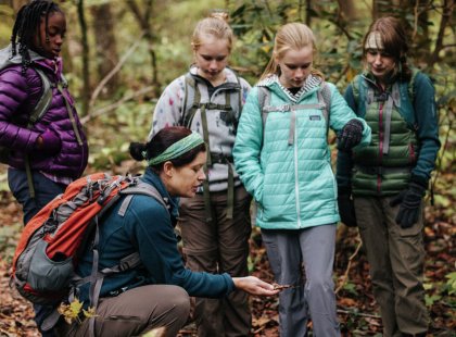 Our naturalist guides provide fantastic insight into the life of a forest.