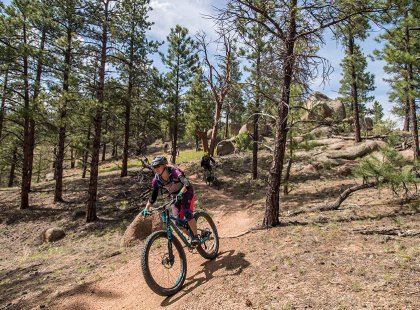 Another day of mountain biking along the flowing single track in the Kaibab National Forest.