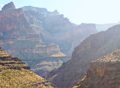 Our trips explore the South Rim in the spring and the North Rim in the fall.