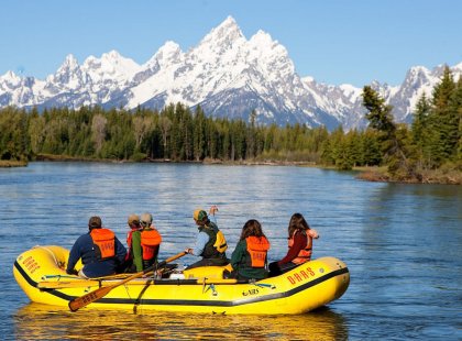 Capping the trip off with a scenic float down the Snake River is an iconic experience that perfectly ends this exciting weekend getaway.